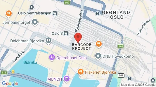 Office spaces for rent i Oslo Gamle Oslo - kort over placeringen