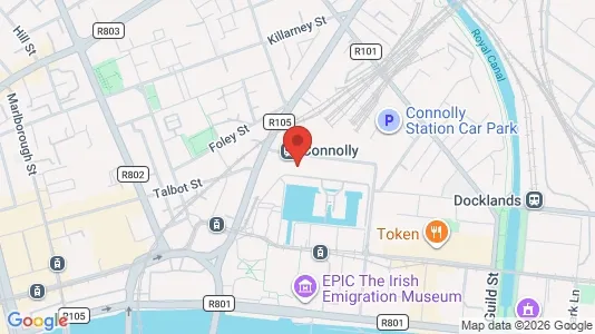 Kontorlokaler til leje i Dublin 1 - Foto fra Google Street View