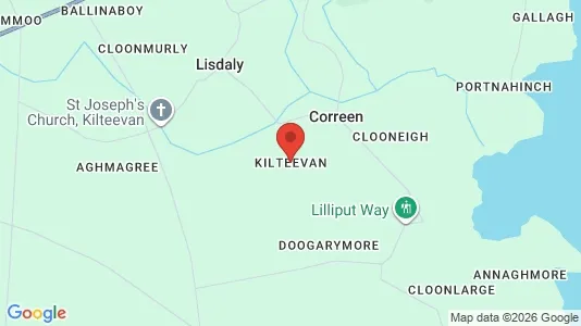 Commercial properties for rent i Kilteevan - kort over placeringen