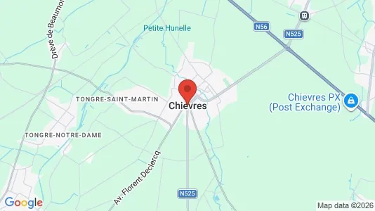 Gewerbeflächen zur Miete i Chièvres – Foto von Google Street View