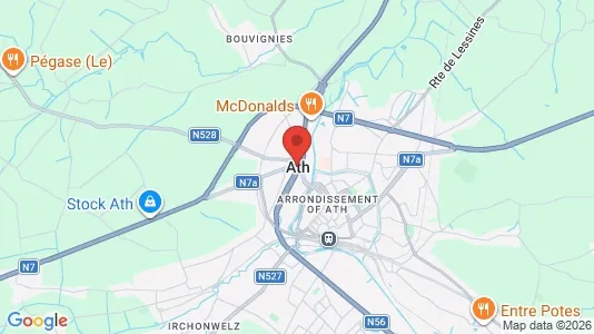 Gewerbeflächen zur Miete i Aat – Foto von Google Street View