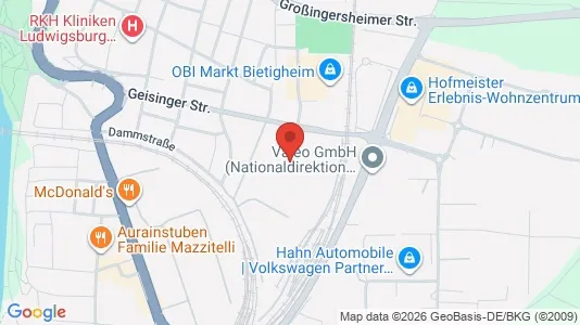 Lager zur Miete i Ludwigsburg – Foto von Google Street View