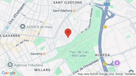 Commercial properties for sale i Cornellà de Llobregat - kort over placeringen