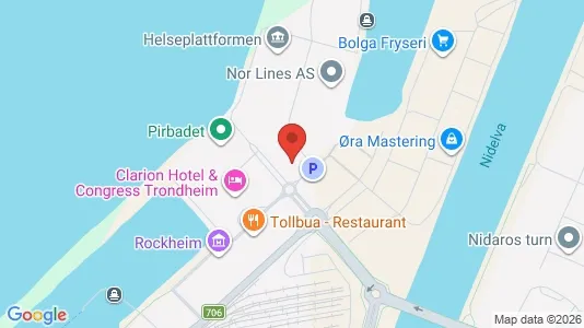 Kontorlokaler til leje i Trondheim Midtbyen - Foto fra Google Street View