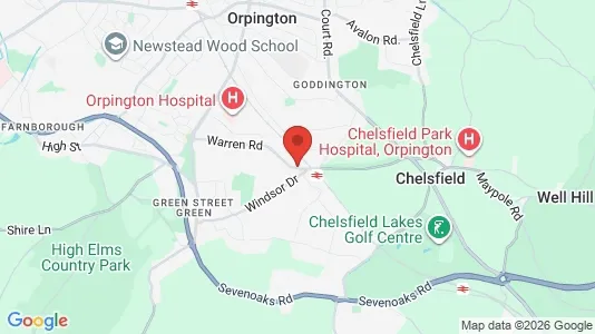Büros zur Miete i Orpington - Kent – Foto von Google Street View