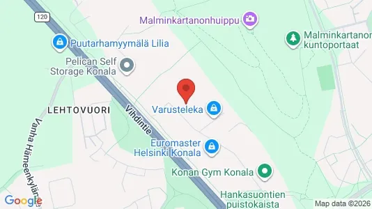 Office spaces for rent i Helsinki Läntinen - kort over placeringen