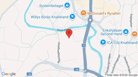 Værkstedslokaler til leje i Borås - Foto fra Google Street View