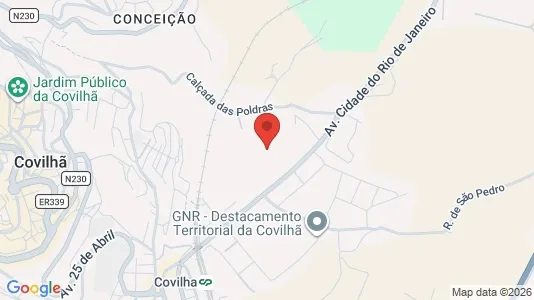 Lager til leie i Covilhã – Bilde fra Google Street View