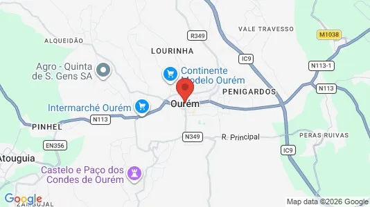 Shops for rent i Ourém - Photo from Google Street View