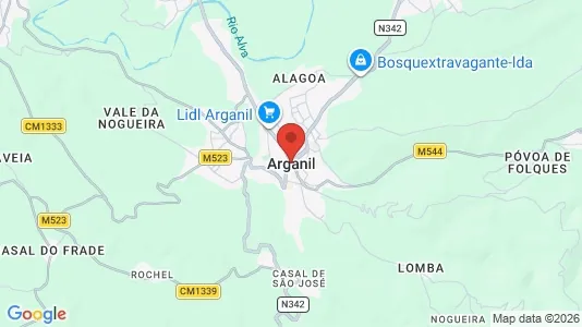 Shops for rent i Arganil - Photo from Google Street View
