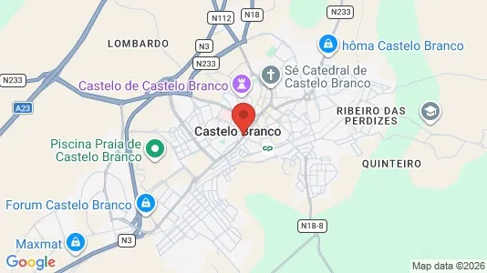 Butikslejemål til leje i Castelo Branco - Foto fra Google Street View