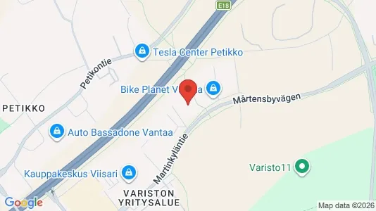 Lager til leie i Vantaa – Bilde fra Google Street View