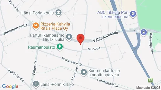 Werkstätte zur Miete i Pori - kort over placeringen