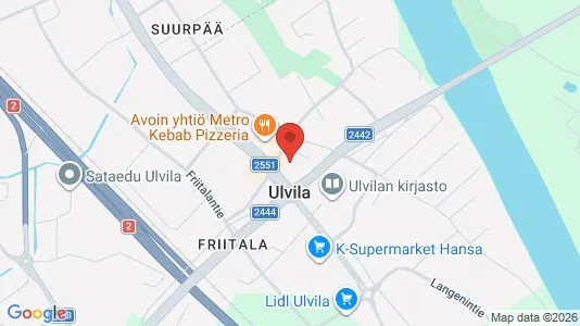 Teollisuuskiinteistöt Vuokrattavana i Ulvila - Kuva Google Street Viewstä