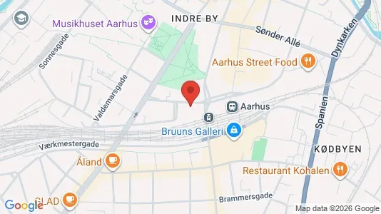 Office spaces for rent i Aarhus C - Photo from Google Street View