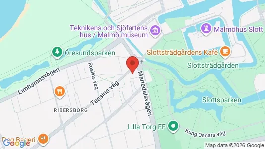 Büros zur Miete i Malmö City – Foto von Google Street View