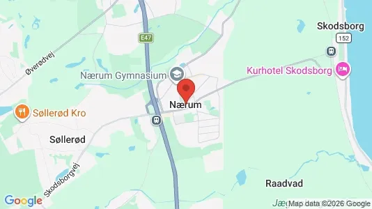 Butikslejemål til leje i Nærum - Foto fra Google Street View