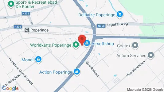 Lagerlokaler til leje i Poperinge - Foto fra Google Street View