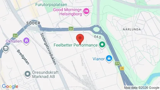 Kontorlokaler til leje i Helsingborg - Foto fra Google Street View