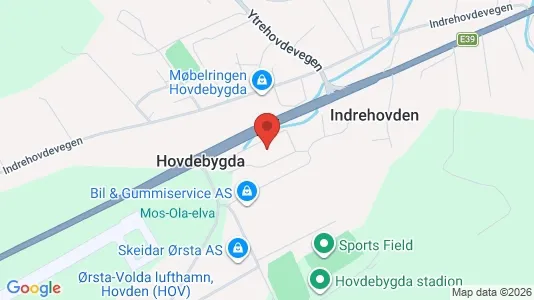 Büros zur Miete i Ørsta – Foto von Google Street View
