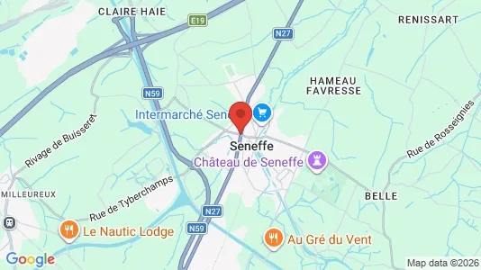 Espacios de oficina En alquiler i Seneffe - Foto de Google Street View