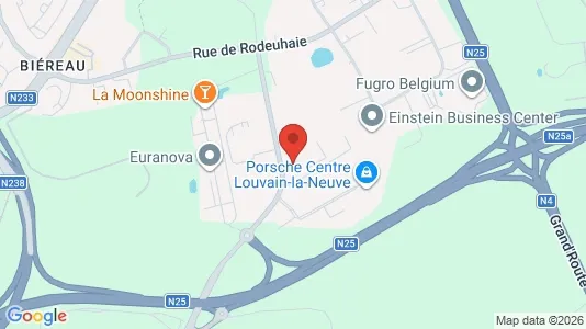 Büros zur Miete i Mont-Saint-Guibert – Foto von Google Street View