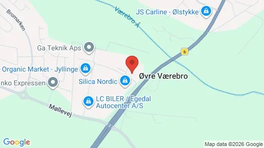 Büros zur Miete i Jyllinge – Foto von Google Street View