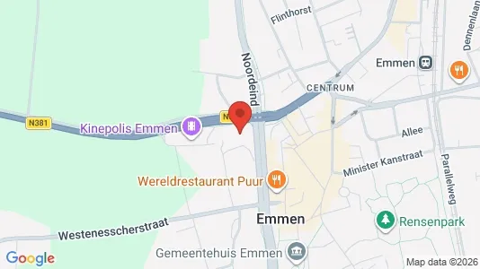 Toimistotilat Vuokrattavana i Emmen - Kuva Google Street Viewstä