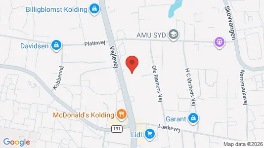 Kantorruimte te huur i Kolding - Foto uit Google Street View