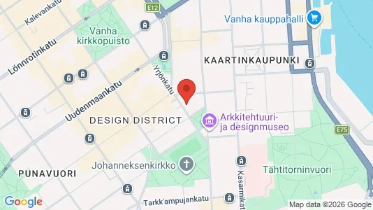 Büros zur Miete i Helsinki Eteläinen - kort over placeringen