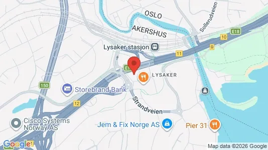 Büros zur Miete i Bærum – Foto von Google Street View
