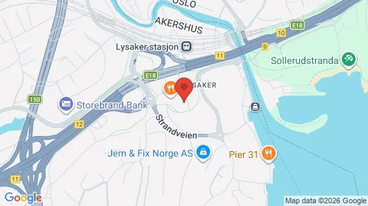 Kontorlokaler til leje i Bærum - Foto fra Google Street View