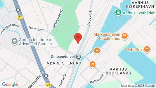 Kontorlokaler til leje i Aarhus C - Foto fra Google Street View