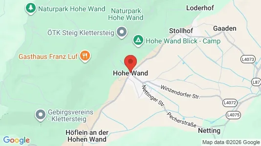 Werkstätte zur Miete i Hohe Wand – Foto von Google Street View