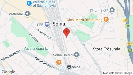 Büros zur Miete i Solna – Foto von Google Street View