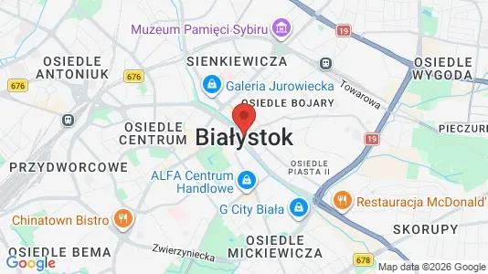 Lokaler til leie i Białystok – Bilde fra Google Street View