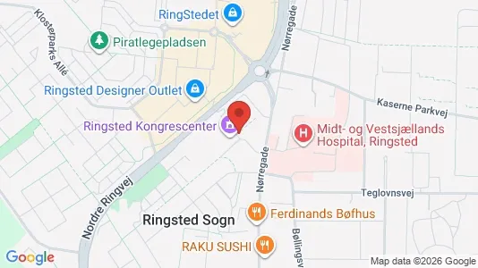 Kontorlokaler til leje i Ringsted - Foto fra Google Street View