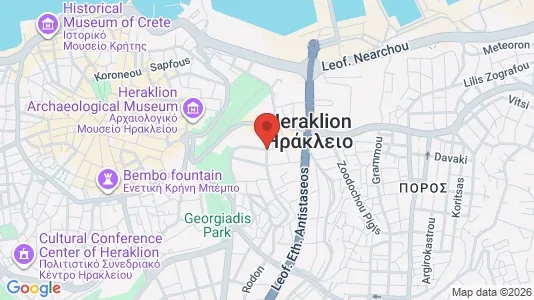 Büros zur Miete i Heraklion - kort over placeringen