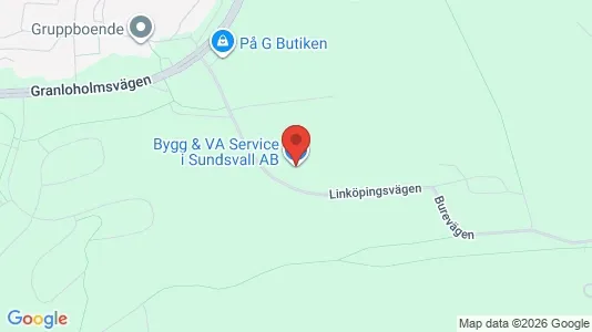 Office spaces for rent i Sundsvall - kort over placeringen