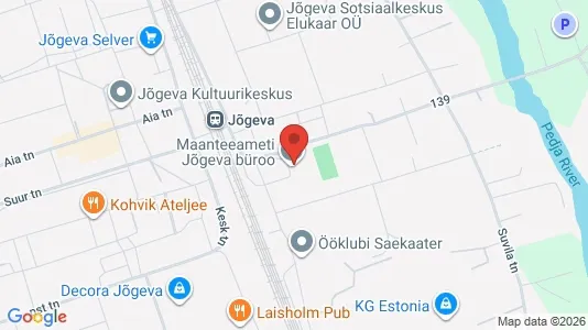 Office spaces for rent i Jõgeva - Photo from Google Street View