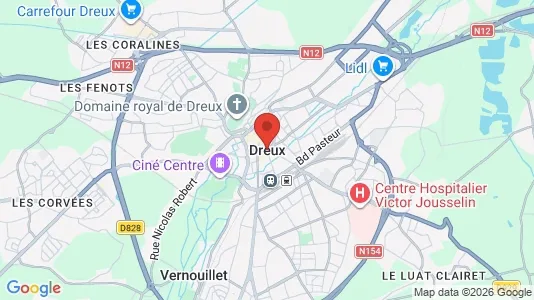 Commercial properties for rent i Dreux - Photo from Google Street View