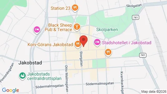 Nieruchomości komercyjne Na sprzedaż i Pietarsaari - kort over placeringen