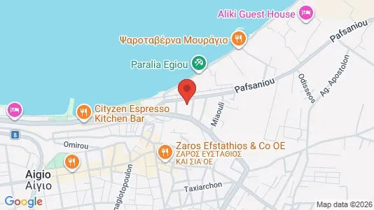 Propiedades comerciales En venta i Aigialeia - kort over placeringen