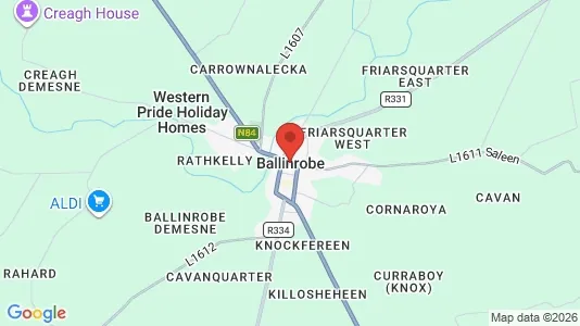Butikslejemål til leje i Ballinrobe - Foto fra Google Street View