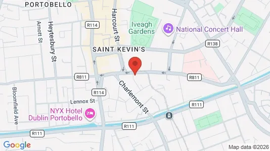 Lokale biurowe Na sprzedaż i Dublin 8 - kort over placeringen
