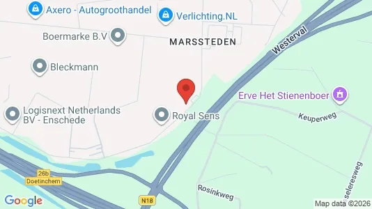 Werkstätte zum Kauf i Enschede - kort over placeringen