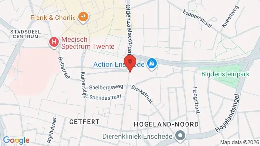 Kontorer til salgs i Enschede - kort over placeringen
