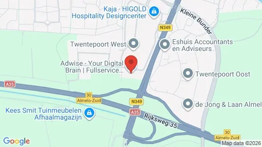 Büros zur Miete i Almelo – Foto von Google Street View