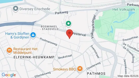 Werkstätte zur Miete i Enschede - kort over placeringen