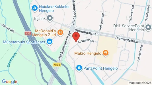Office spaces for rent i Hengelo - kort over placeringen